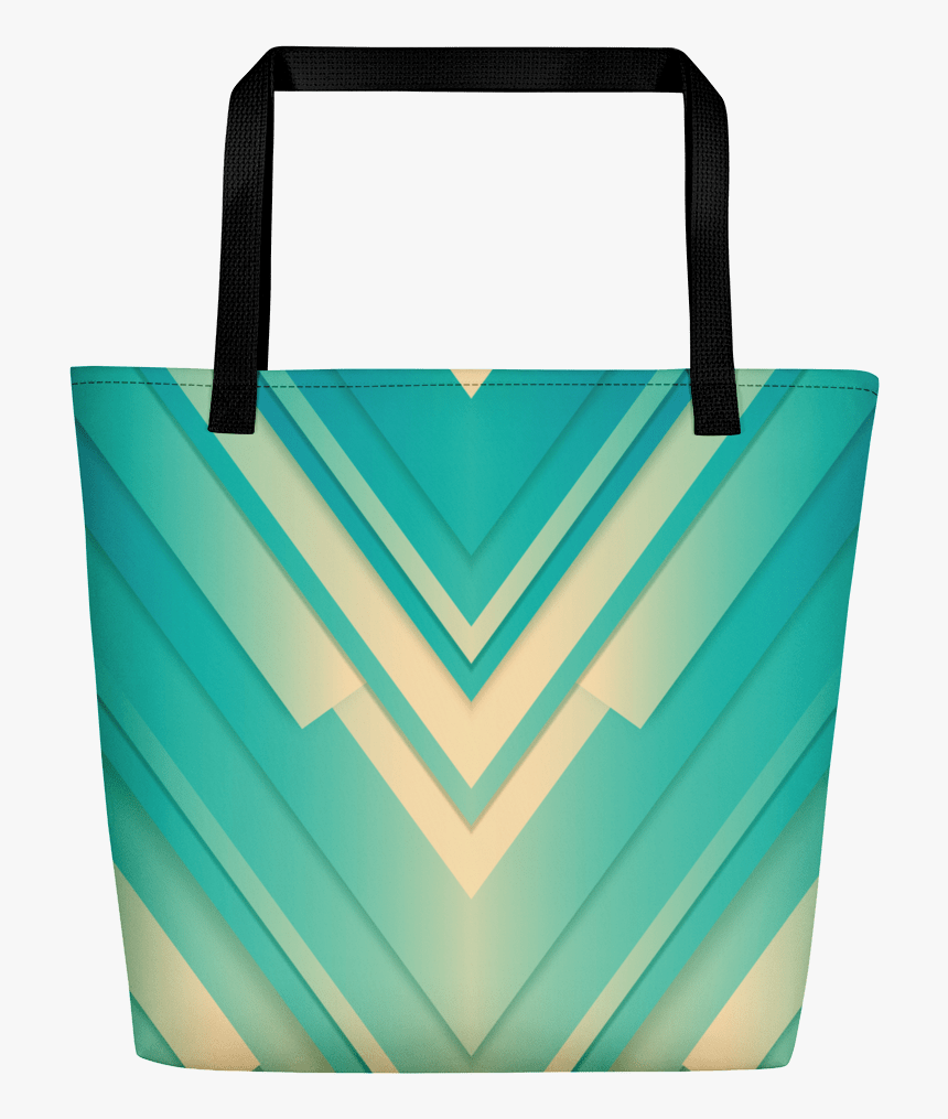 Sea Foam Beach Tote Side - Tote Bag, HD Png Download
