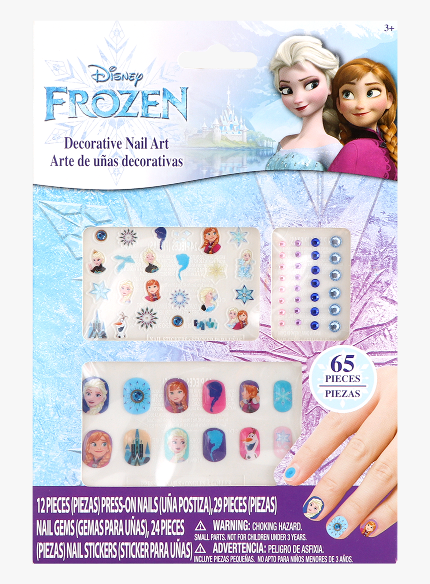 Figuras Decorativas Frozen 65pc, , Hi-res - Manicure, HD Png Download