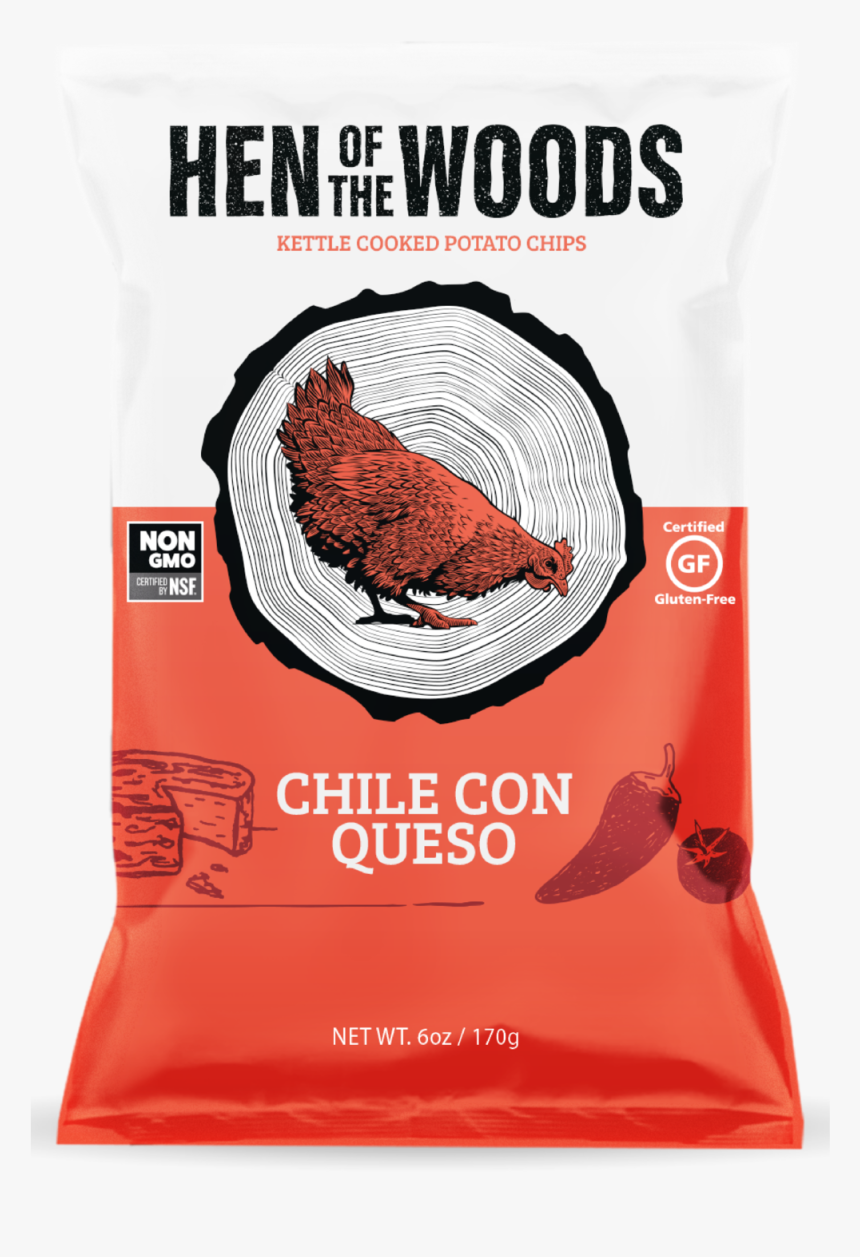 Chileconqueso Render Transparent - Hen Of The Woods Red Wine Vinegar Chips, HD Png Download