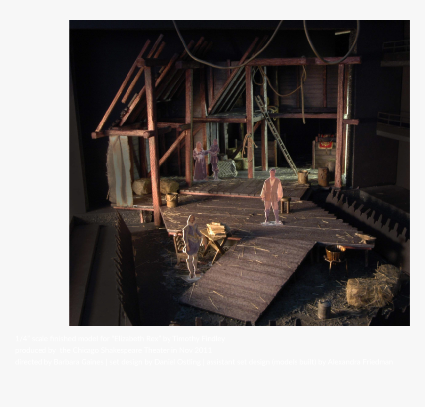 Set Design Model Elizabeth Rex Chicago Shakes 2011e - Goat, HD Png Download