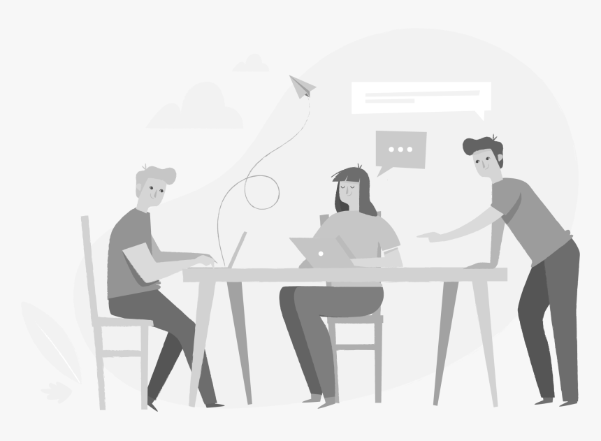 People Working - Illustration, HD Png Download