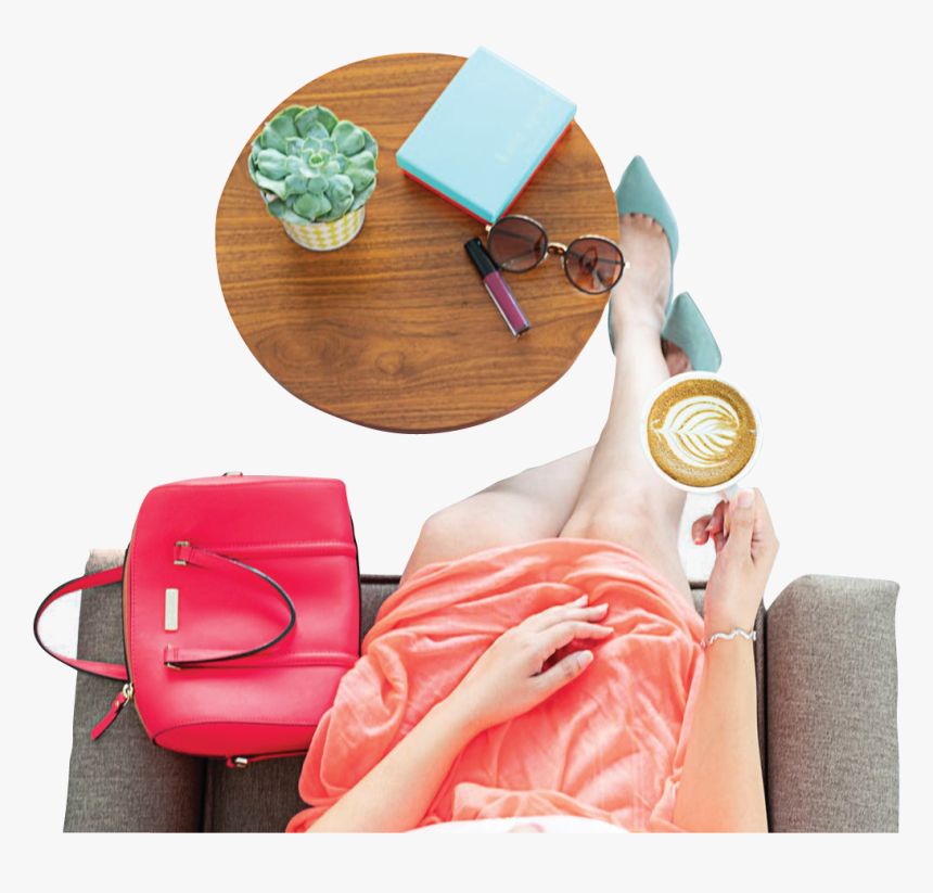 Girl Sitting Coffee - Best Gift Saying, HD Png Download