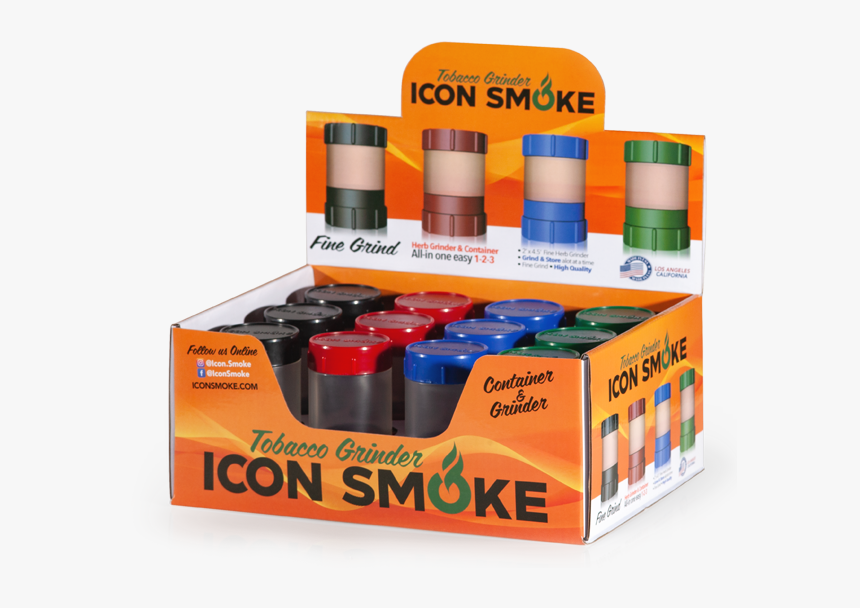 Get Your Icon Smoke Grinder Today - Icon Smoke Grinder, HD Png Download