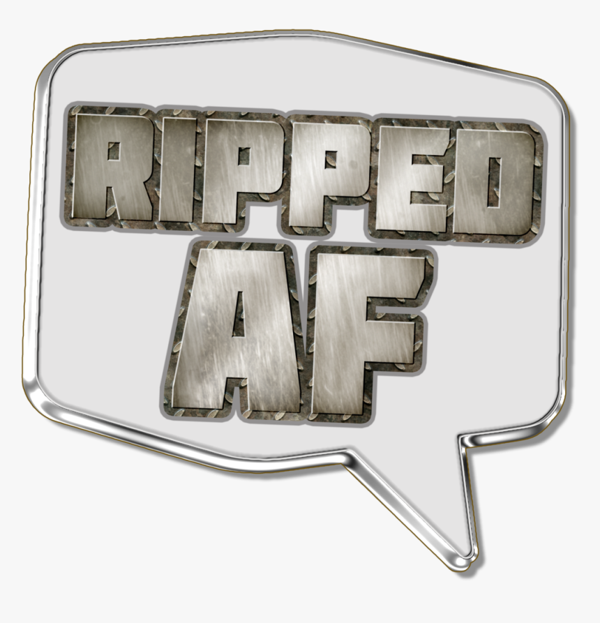 Ripped/smart Af - Silver, HD Png Download
