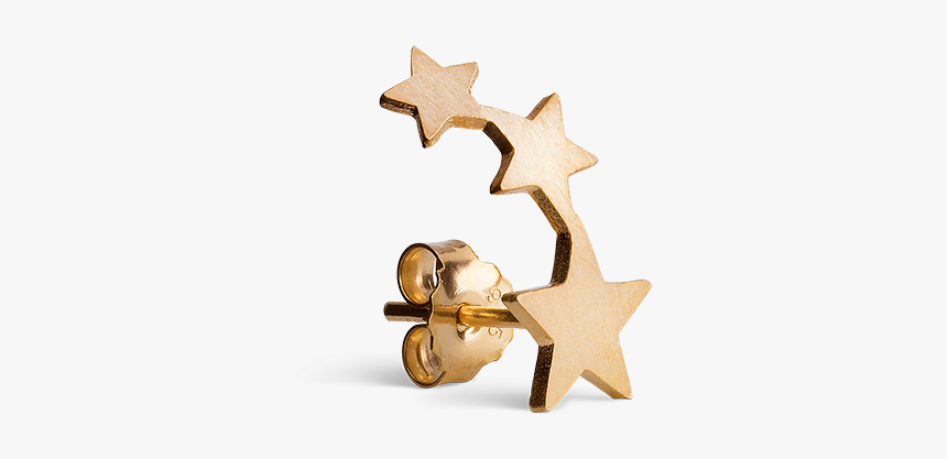 Row Of Stars Stud 
 Title Row Of Stars Stud - Earring, HD Png Download