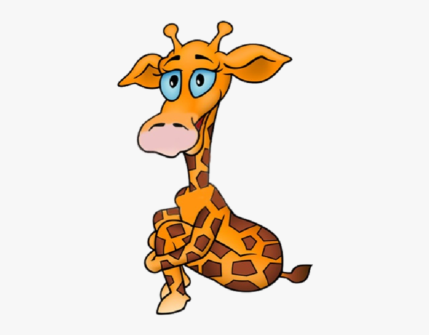 Cartoon Giraffe Clip Art Pictures Photo Background - Cute Cartoon Giraffe, HD Png Download
