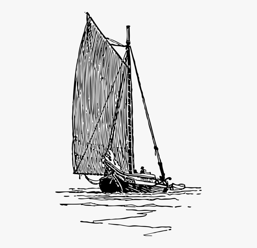 Caravel,monochrome Photography,baltimore Clipper - Shallop, HD Png Download