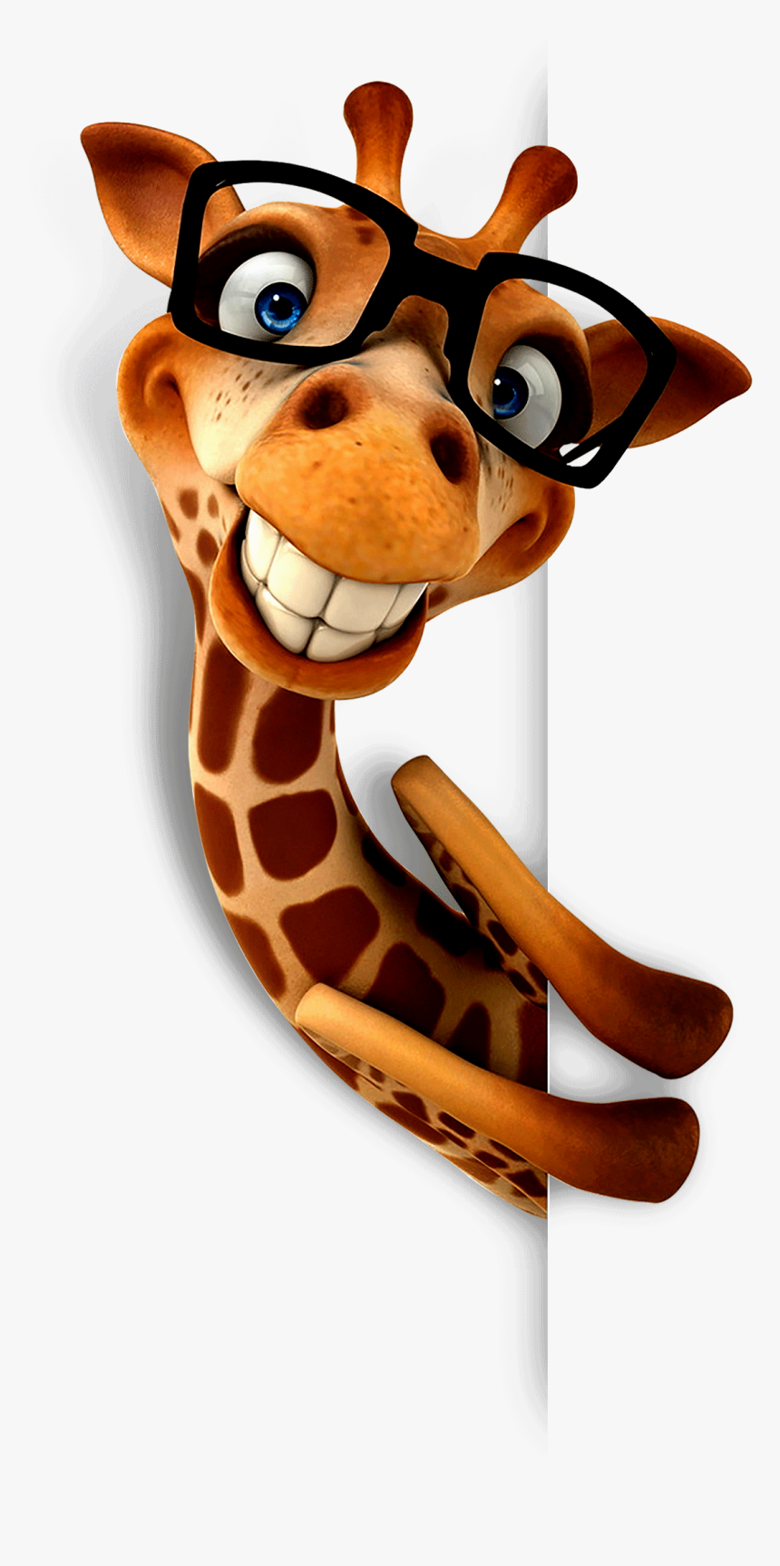 Career Joke Giraffe Illustration Funny Free Png Hq - Funny Giraffe Clipart, Transparent Png