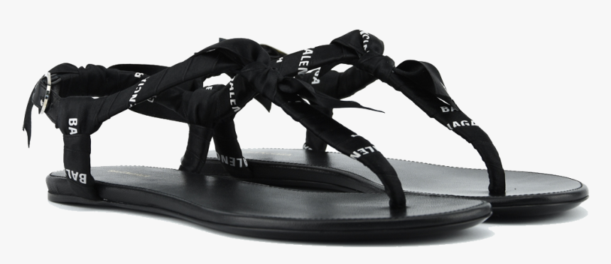 Balenciaga Logo Slipper - Flip-flops, HD Png Download