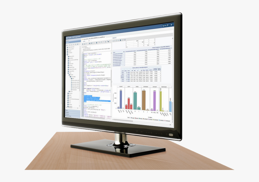 Sas In-memory Statistics On Desktop Monitor - Energy Demand Forecasting Systems, HD Png Download