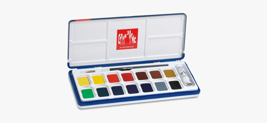 Fancolor Gouache Tablets - Caran D Ache Gouache, HD Png Download