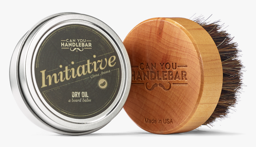 Initiative Citrus Beard Balm And Brush Kit - Eye Shadow, HD Png Download