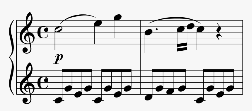 Alberti Bass Music Definition, HD Png Download