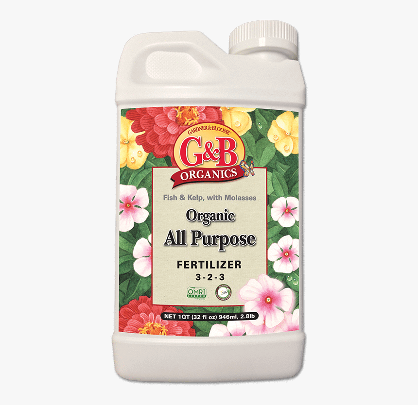 All Purpose Liquid Fertilizer - G&b Organics Organic Fertilizer, HD Png Download