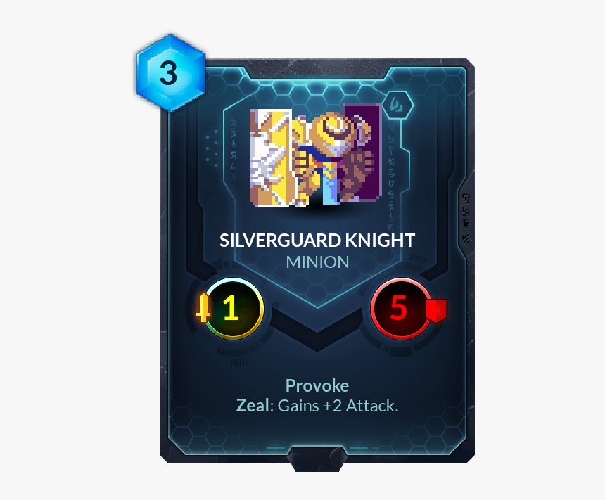 Silverguard Knight - Hatefurnace Duelyst, HD Png Download