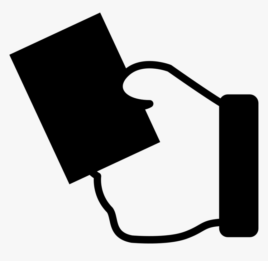 Hand Holding Credit Card - Card In Hand Icon, HD Png Download