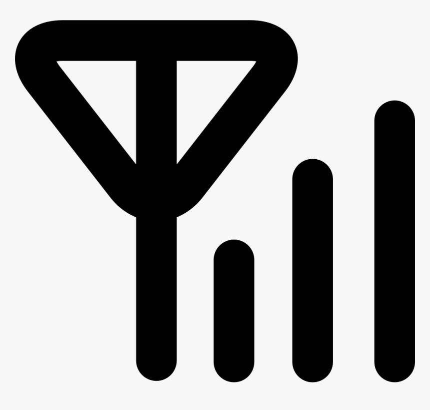 Clip Art Phone Signal Svg Png Phone Signal Symbol, Transparent Png