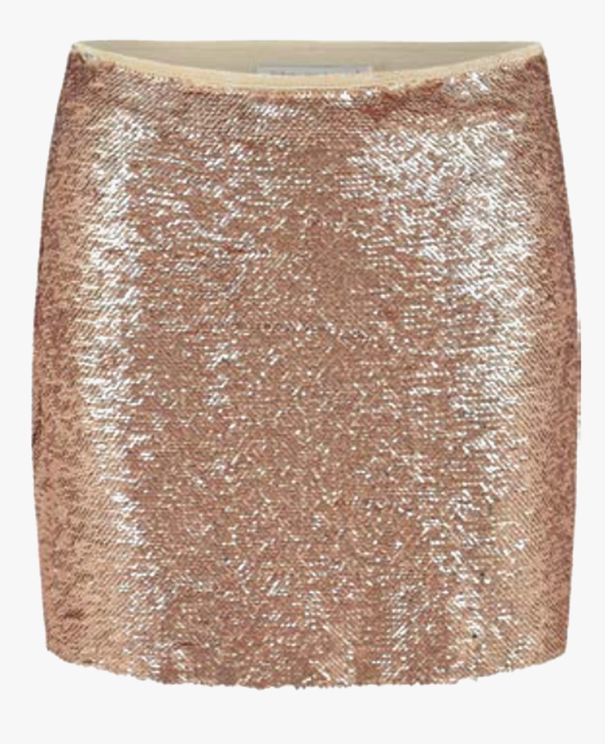 Sequin Skirt Transparent Image - Miniskirt, HD Png Download