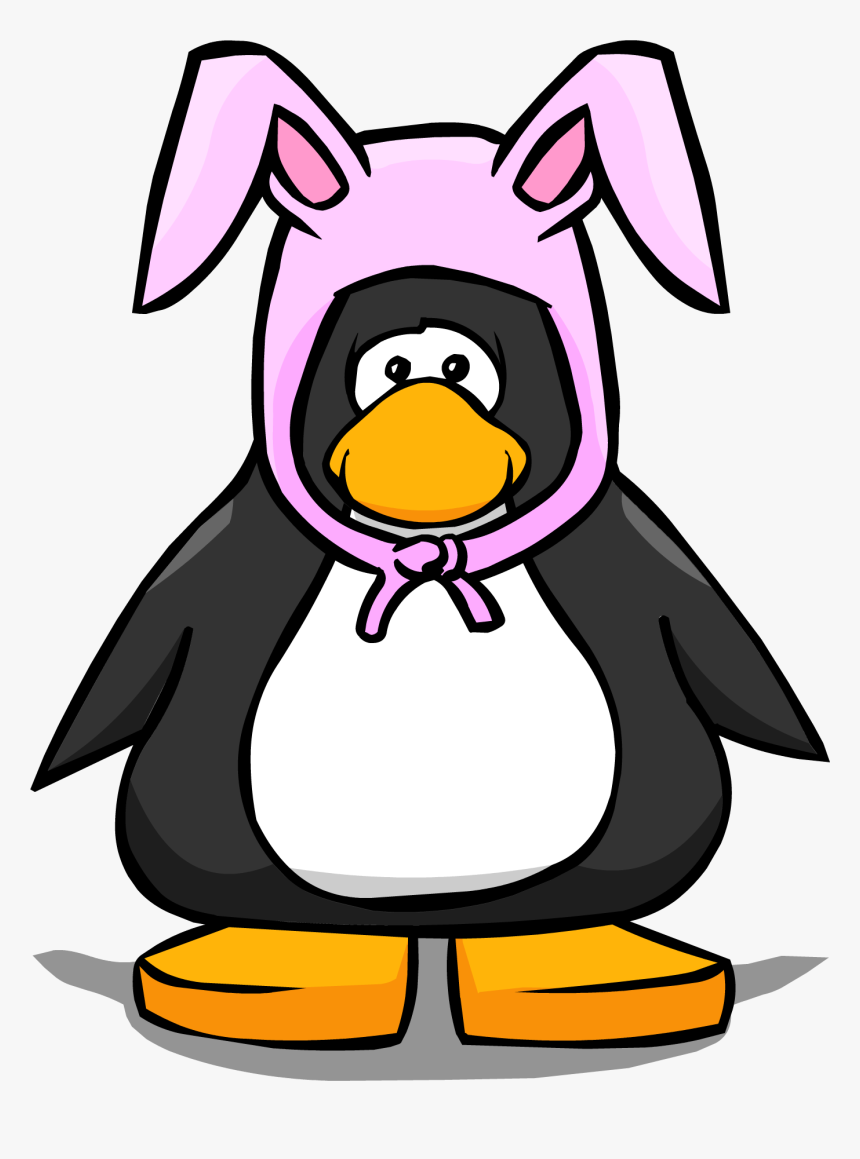 Bunny Ears Png - Penguin With A Santa Hat, Transparent Png