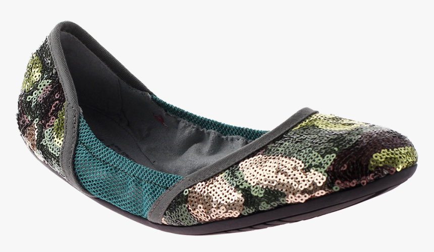 Hari Om In Camo Sequin Women S Ballet Flat - Ballet Flat, HD Png Download