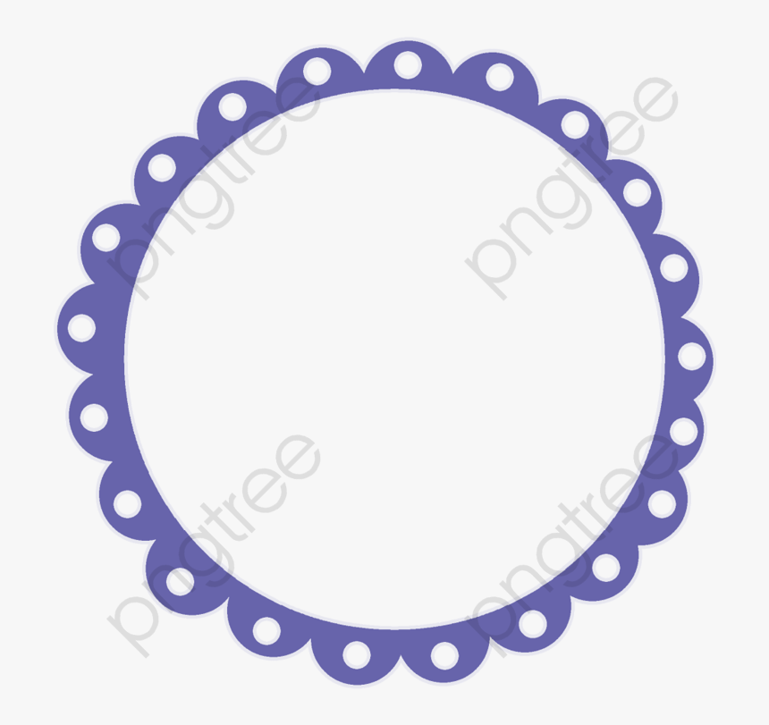 Transparent Cartoon Painted Blue Lace Hollow Circular - Urdu Poetry In Romantic, HD Png Download
