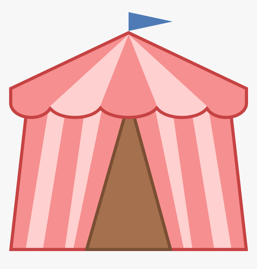 Circus Tent Icon - Circus Tent Pink Clipart, HD Png Download