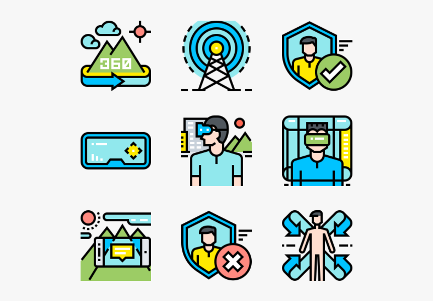 Face Recognition Icons, HD Png Download
