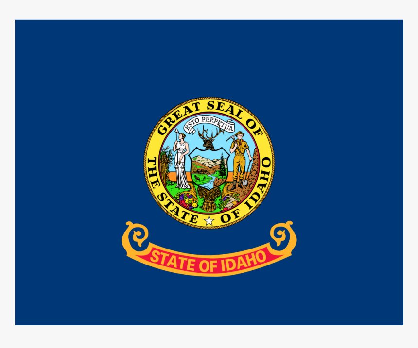 Us Id Idaho Flag Icon - Idaho State Flag, HD Png Download