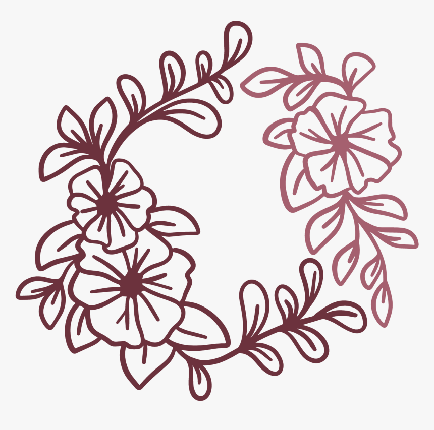 Transparent Dahlia Clipart Black And White - Floral Design, HD Png Download