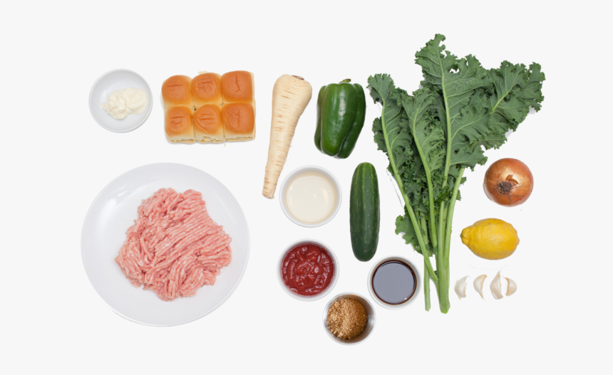 Chicken Sloppy Joe Sliders With Kale Slaw & Homemade - Superfood, HD Png Download