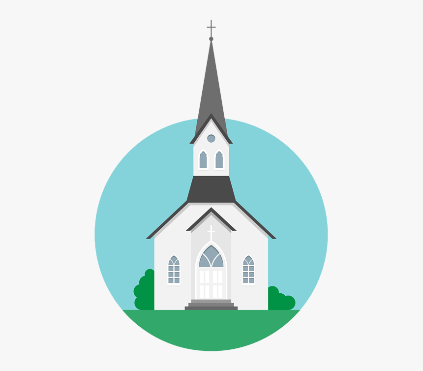 Church Flat Design, HD Png Download