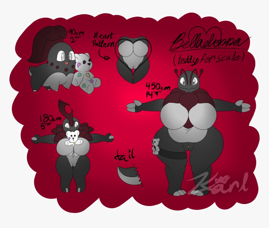 Belladonna Ref Sheet - Cartoon, HD Png Download