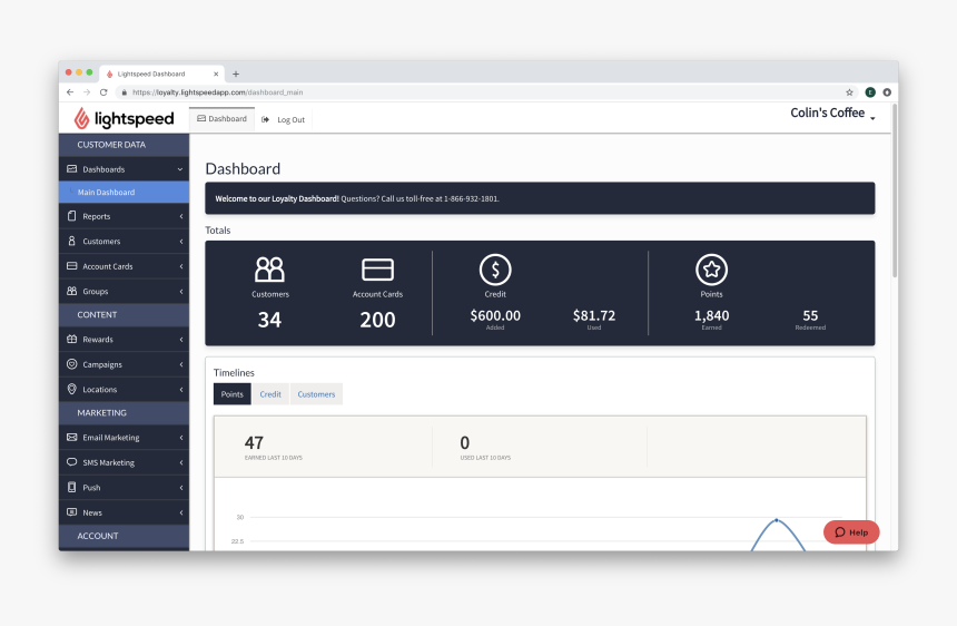 Lightspeed Dashboard, HD Png Download