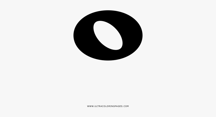 Whole Note Coloring Page - Circle, HD Png Download