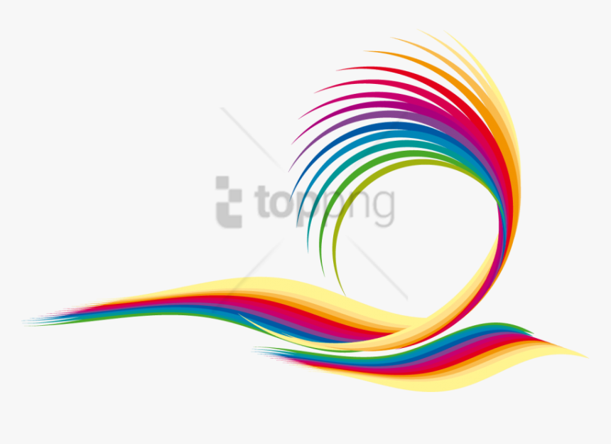 Free Png Colorful Waves Png Png Image With Transparent - Graphic Design Background Hd, Png Download