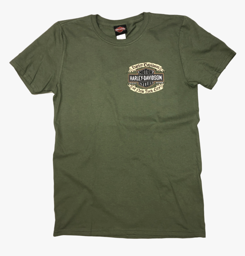 Nyc Exclusive Affliction Green Tee - Active Shirt, HD Png Download