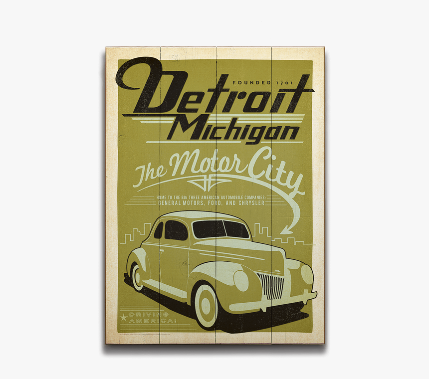 Detroit Michigan Old, HD Png Download