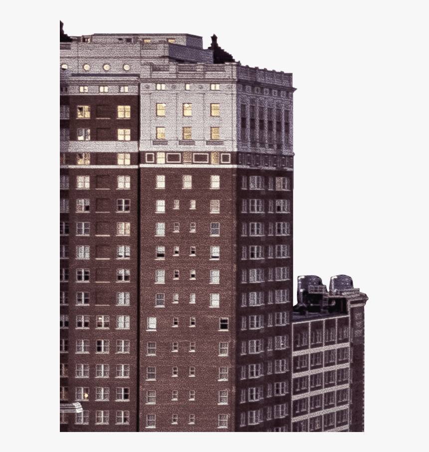 City Skyline Left - Tower Block, HD Png Download