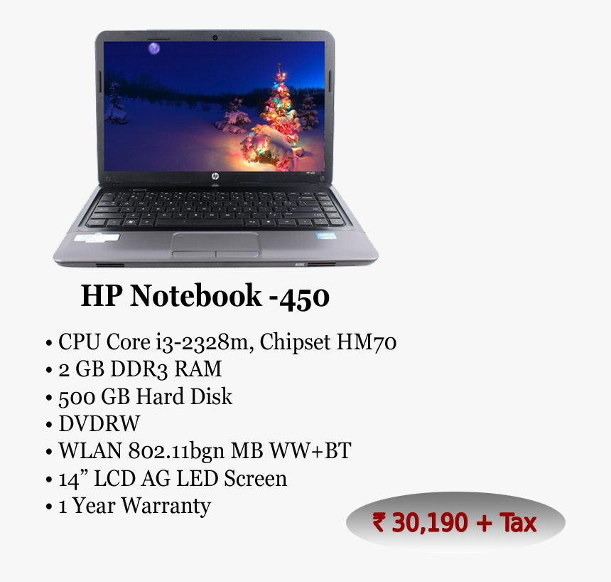 Hp 450 Png - Merry Christmas 2012, Transparent Png