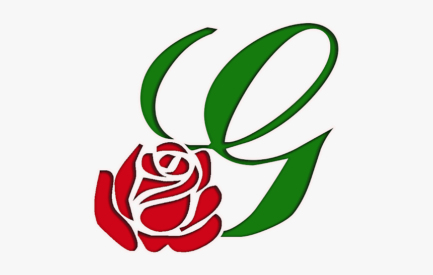 Silhouette Rose Stencil, HD Png Download