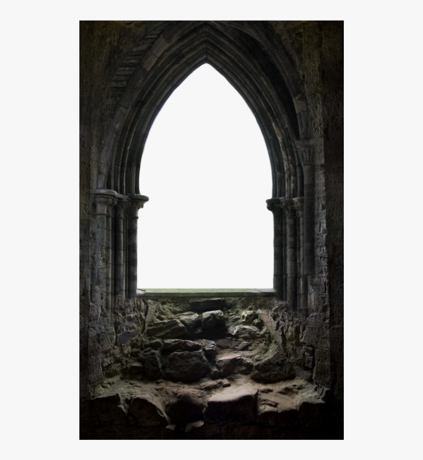 #archway #doorway #gateway #castle #stone - Premade Background, HD Png Download