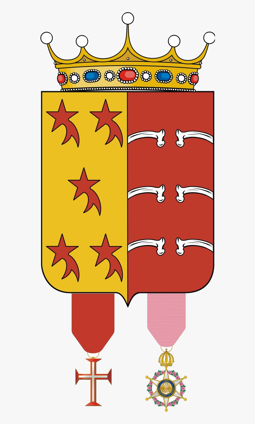 Brasão Do Barão De Penedo - General João Severiano Da Fonseca, HD Png Download