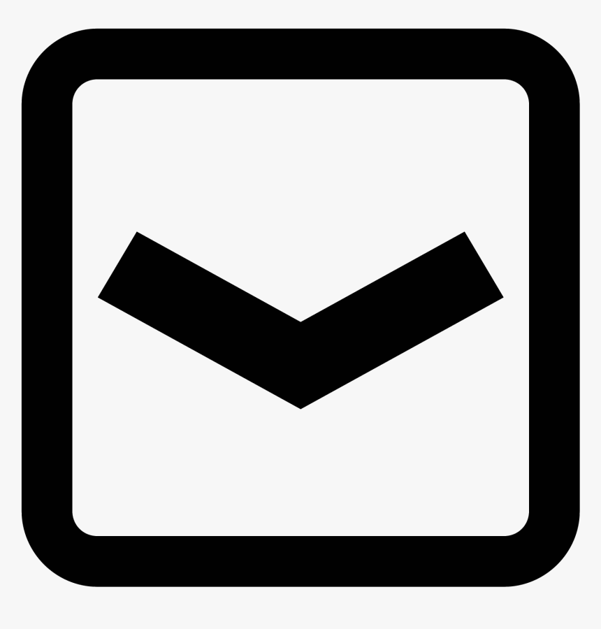 Drop Down Icon - Right Arrow In Box, HD Png Download