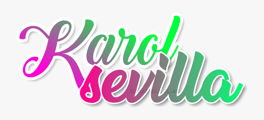 #karolsevilla #texto #png - Calligraphy, Transparent Png
