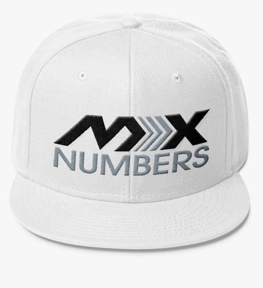 Mxnumbers Snapback Hat With Gray Undervisor- Black - Baseball Cap, HD Png Download