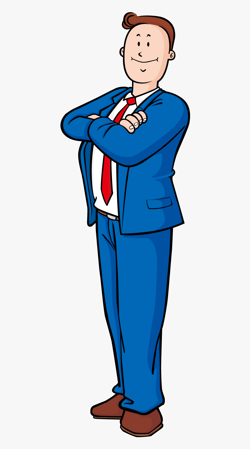 Proud Clipart Intention - Office Man Clipart, HD Png Download