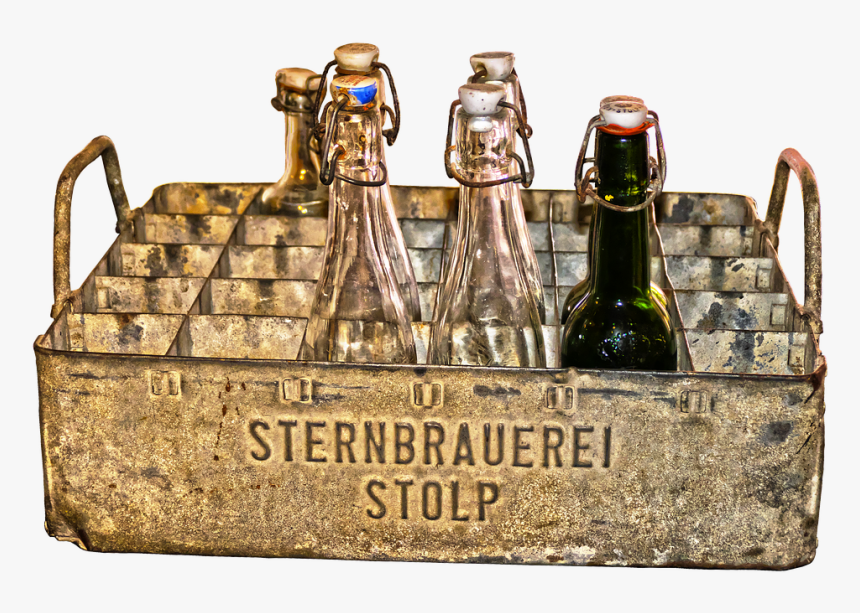 Beer Box, Metal Case, Bottle, Beer Bottles - Sternbrauerei Stolp, HD Png Download