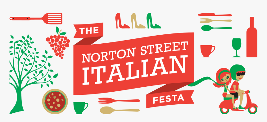 Pasta Italian Free On - Norton Street Festa 2018, HD Png Download