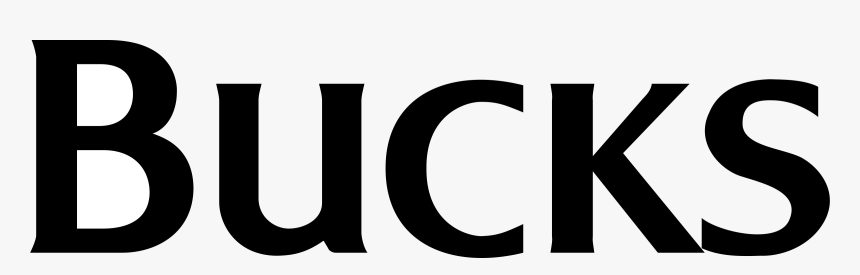 Bucks Logo Png Transparent - Bucks White And Black Logo, Png Download