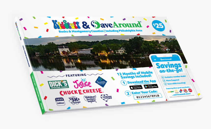 Bucks & Montgomery Counties, Pa 2020 Savearound® Coupon - Savearound Coupon Book, HD Png Download